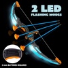 image:imageJOYIN 2 Pack Bow and Arrow Archery Toy Set for Kids Light Up Archery Play Set with 2 Luminous Bows 18 Suction Cups Arrows 6 Targets and 2 QuiversBlack