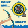 image:imageJOYIN 2 Pack Bow and Arrow Archery Toy Set for Kids Light Up Archery Play Set with 2 Luminous Bows 18 Suction Cups Arrows 6 Targets and 2 QuiversBlack
