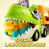 image:imageJOYIN Dinosaur Toys for Kids 24 Boy Toys Dinosaur Carrier Truck with 6 Rubber Car Vehicles Easter Birthday Gifts with Music amp Lights for 2 3 4 5 Year Old