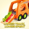 image:imageJOYIN Dinosaur Toys for Kids 24 Boy Toys Dinosaur Carrier Truck with 6 Rubber Car Vehicles Easter Birthday Gifts with Music amp Lights for 2 3 4 5 Year Old