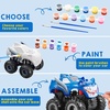 image:imageJOYIN Kids Craft Kit Build amp Paint Your Own Monster Car Art amp Craft Kit DIY Toy Set Make Your Own Monster Friction Powered Truck Presents for Kids