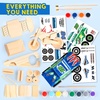 image:imageJOYIN Kids Craft Kit Build amp Paint Your Own Wooden Race Car Art amp Craft Kit DIY Toy Make Your Own Car Truck Toy Construct and Paint Kit Presents for Kids