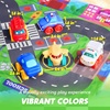 image:imageJOYIN Rubber Toy Cars for Toddlers 13 Year Old 8 PCS Cartoon Baby Truck Cars Bath Toy with Storage Bag  1 2 Year Old Boy Toys Birthday Gift Pinata Bags Filler Carnival Prizes Small