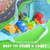 image:imageJOYIN Rubber Toy Cars for Toddlers 13 Year Old 8 PCS Cartoon Baby Truck Cars Bath Toy with Storage Bag  1 2 Year Old Boy Toys Birthday Gift Pinata Bags Filler Carnival Prizes Small