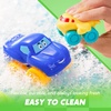 image:imageJOYIN Rubber Toy Cars for Toddlers 13 Year Old 8 PCS Cartoon Baby Truck Cars Bath Toy with Storage Bag  1 2 Year Old Boy Toys Birthday Gift Pinata Bags Filler Carnival Prizes Small