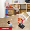 image:imageJOYIN Toddler Basketball Hoop Indoor Adjustable Basketball Goal for Kids with 4 Balls Game Toys for Playroom Pool Outdoor Birthday Gift for Baby Boys Girls Age 1 2 3 4  Air Pump IncludedBlue and Orange