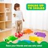 image:imageJOYIN Turtle Balance Stepping Stones 6 Pcs Kids Turtle Jumping Stones Steps Stones Up to 265 Ibs Kids Obstacle Course Coordination Game Toys for Ages 3 Years and UP Indoor or Outdoor Play