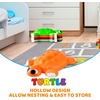 image:imageJOYIN Turtle Balance Stepping Stones 6 Pcs Kids Turtle Jumping Stones Steps Stones Up to 265 Ibs Kids Obstacle Course Coordination Game Toys for Ages 3 Years and UP Indoor or Outdoor Play