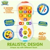 image:imageJOYIN Upgraded Toy Phone and Remote Control Set 90 Music and Learning Phrases Baby Toys 612 Months Toddler Birthday Gifts for Girls Boys
