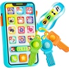 image:imageJOYIN Baby Musical Toy Phone and Car Keys Teether Set 60 Music and Learning Phrases Baby Learning Toys 612 Months Toddler Birthday Gifts for Girs Boy Toys Small