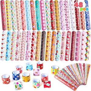 image:imageJOYIN 144 Pcs Slap Bracelets for Kids Bulk Wristbands with Animals Friendship Heart Party Favors Classroom Prizes Birthday Exchanging GiftsGoodies Bag Stuffers FillersValentine