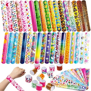 image:imageJOYIN 144 Pcs Slap Bracelets for Kids Bulk Wristbands with Animals Friendship Heart Party Favors Classroom Prizes Birthday Exchanging GiftsGoodies Bag Stuffers FillersGenenal