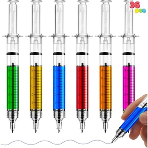 image:imageJOYIN 36pk Retractable Syringe Pens Bulk Party Favors Fun Nurse Pens Multi Color Novelty Nursing School Supplies Classroom Goodie Bags Party Favors