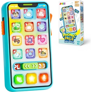 image:imageJOYIN Baby Toys 612 Months  Cell Phone with 4 Game Modes amp 50 Music and Learning Phrases Educational Toys for Toddlers Kids Phone Birthday Gifts for Girls Boys Age 1 2 3 Year Old