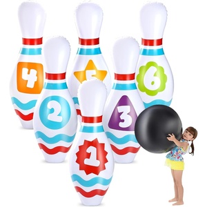 image:imageJOYIN Giant Inflatable Bowling Set for Kids and Adults Christmas Birthday Party Games Kids Education Motor Skills ToysEducational Bowling